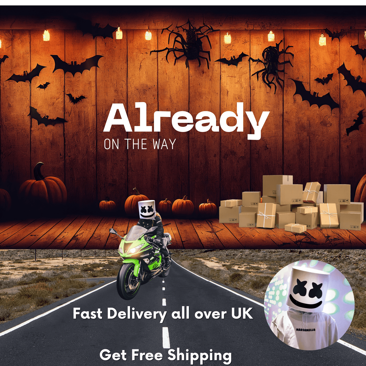 Halloween LED Light Up Scary Mask – Glow in the Dark Costume Accessory