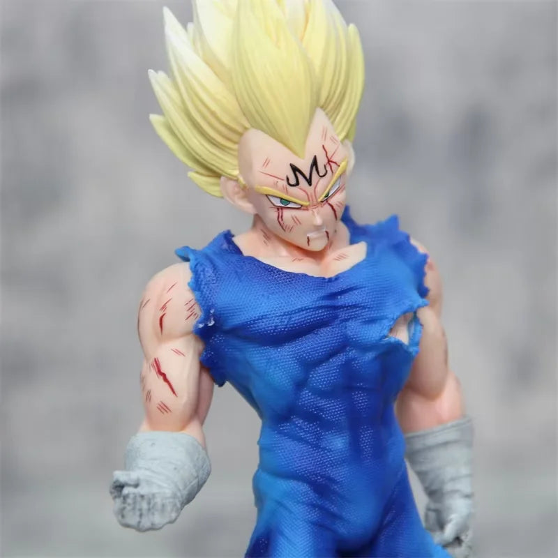 20CM Dragon Ball Z Majin Vegeta Figure Toys Anime DBZ Super Saiyan GK Action Collection PVC Model Dolls Birthday Gifts Kids