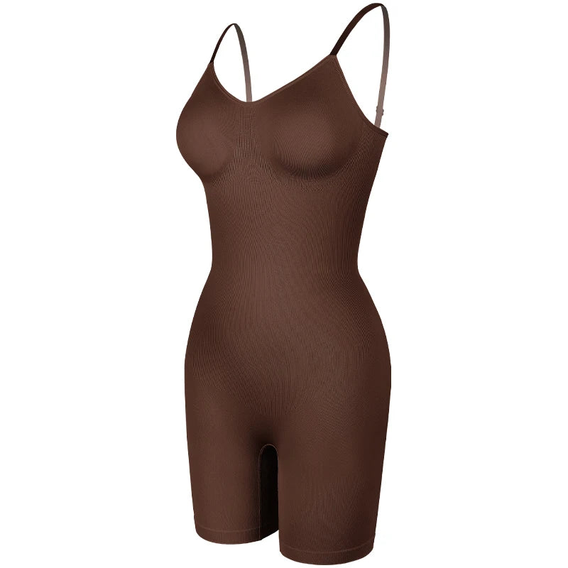 Tummy Control Bodysuit Shapewear Women Tank Top Seamless Full Body Shaper Anti Chafing Short Slimming Waist Trainer Butt Lifter