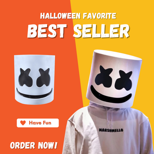 Halloween LED Light Up Scary Mask – Glow in the Dark Costume Accessory