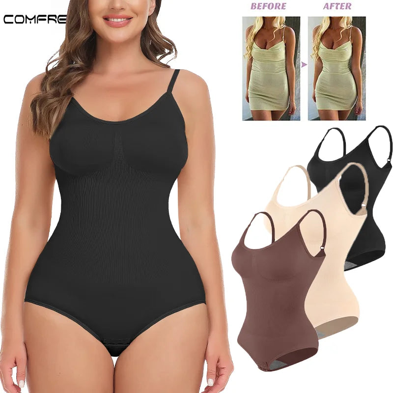 Sexy Shaper For Women Butt Lifter Tummy Slimming Strap Shapewear COMFREE Waist Control Corsets Push Up Corsets Lingeries