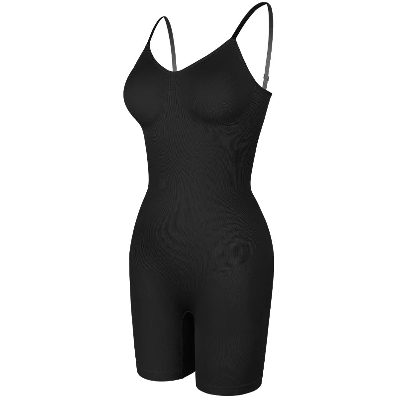 Tummy Control Bodysuit Shapewear Women Tank Top Seamless Full Body Shaper Anti Chafing Short Slimming Waist Trainer Butt Lifter