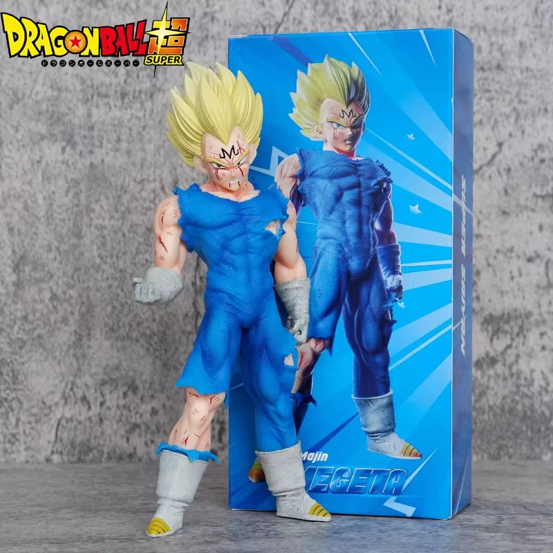 20CM Dragon Ball Z Majin Vegeta Figure Toys Anime DBZ Super Saiyan GK Action Collection PVC Model Dolls Birthday Gifts Kids