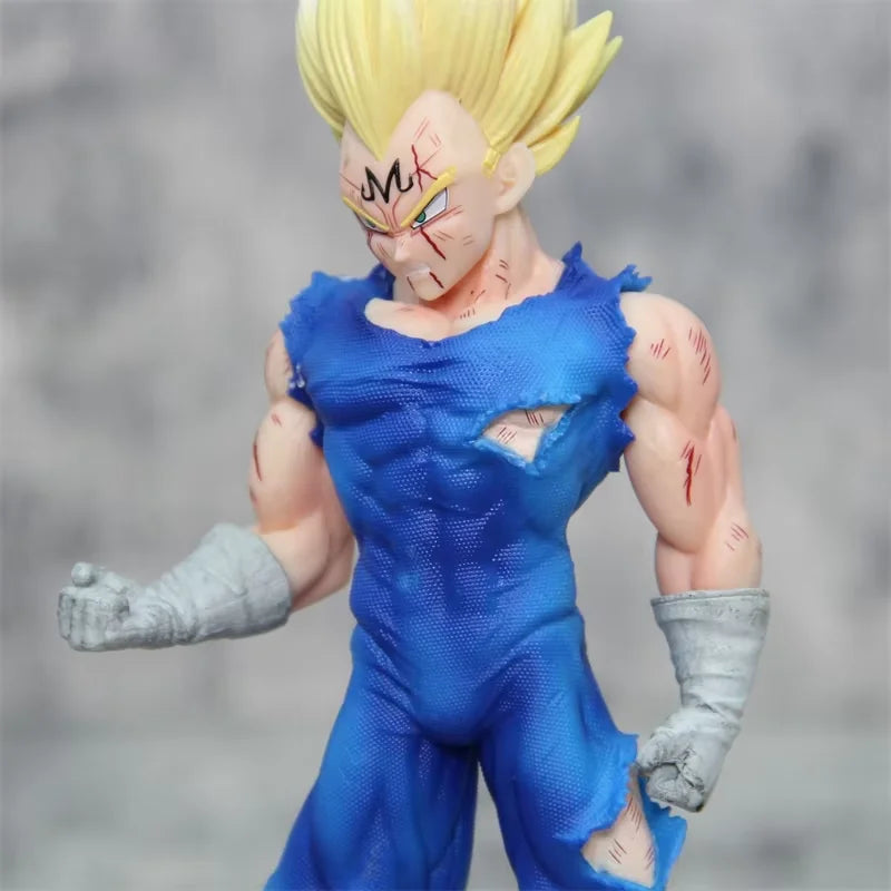 20CM Dragon Ball Z Majin Vegeta Figure Toys Anime DBZ Super Saiyan GK Action Collection PVC Model Dolls Birthday Gifts Kids
